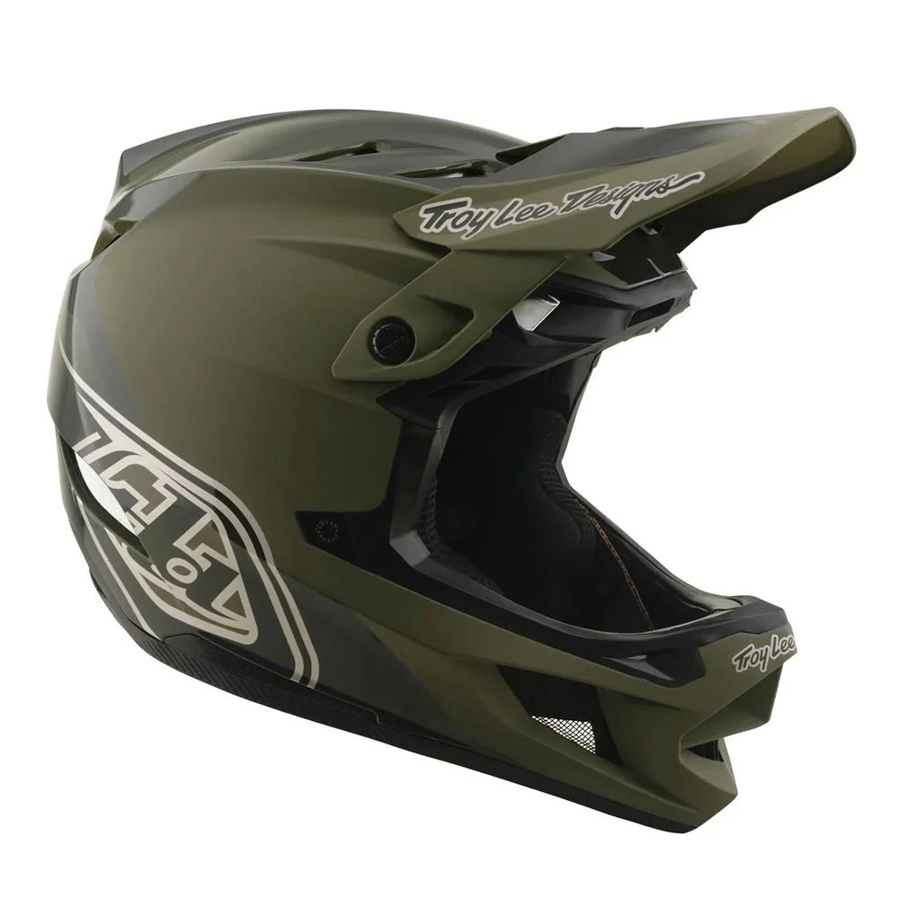Troy Lee D4 Polyacrylite MIPS Race Helmet - Shadow Beetle Medium