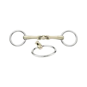 KK Ultra filetto da briglia, doppio snodo, 14 mm, Sensogan, con cristalli 115 mm