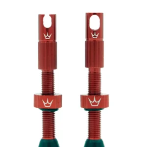 Valvole tubeless PEATY'S x Chris King MK2 Presta 60 mm (x2) Rosse