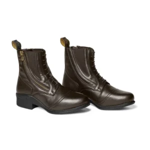 Veganza Stivaletti Paddock con zip laterale Brown 38