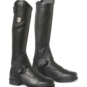 Veganza Young Kids' Half Chaps Black Junior m