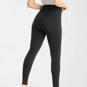 Vilma leggins da equitazione da donna con full seat e effetto rinfrescante Black 38