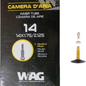 Camera d'aria Wag 14x1.75 valvola francese 40 mm