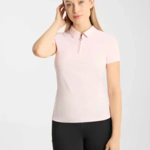 Willow Maglia polo funzionale da donna Barely Pink 44