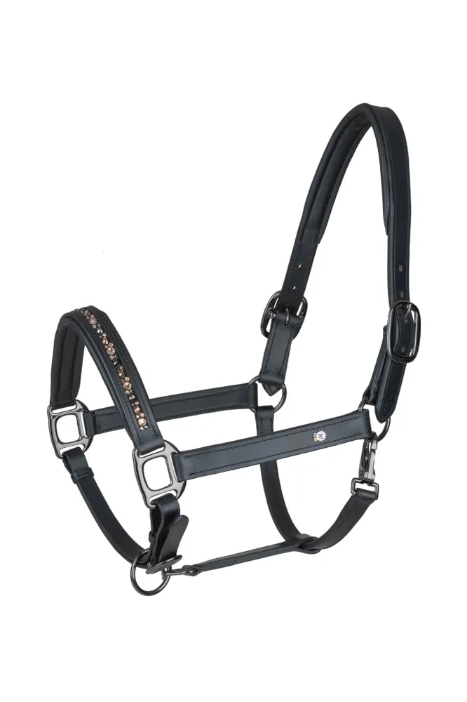 X-Line Crystal Cavezza pelle Black/Grey P