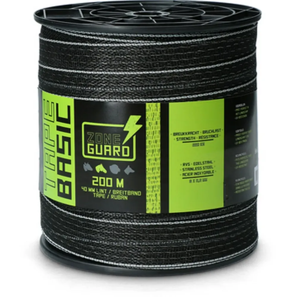 ZoneGuard Nastro Eco 40mm Nero